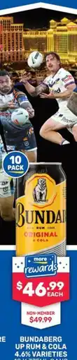Bottlemart Bundaberg Up Rum & Cola offer