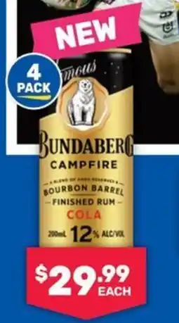 Bottlemart Bundaberg Campfire Cola offer