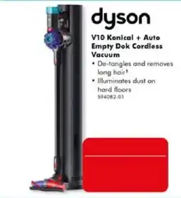 The Good Guys dyson V10 Konical + Auto Empty Dok Cordless Vacuum offer