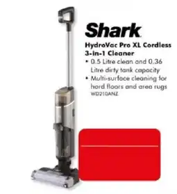 The Good Guys Shark HydroVac Pro XL Cordless 3-in-1 Cleaner offer