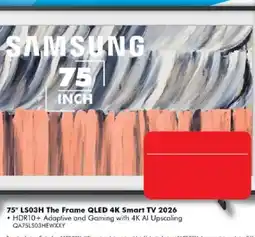 The Good Guys SAMSUNG 75" LS03H The Frame QLED 4K Smart TV 2026 offer