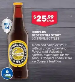 Bottlemart Coopers Best Extra Stout offer