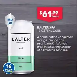 Bottlemart Balter XPA offer