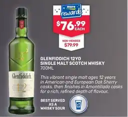 Bottlemart Glenfiddich 12YO Single Malt Scotch Whisky offer