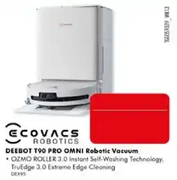 The Good Guys Ecovacs Robotics Deebot T90 Pro Omni Robotic Vacuum offer