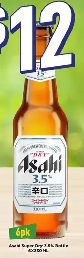 Liquor Legends Asahi Super Dry 3.5% Bottle offer