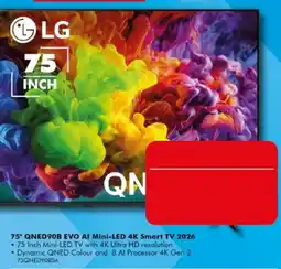 The Good Guys LG 75" QNED90B EVO AI Mini-LED 4K Smart TV 2026 offer