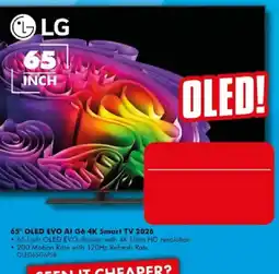 The Good Guys LG 65" OLED EVO AI G6 4K Smart TV 2026 offer