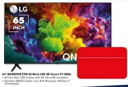 The Good Guys LG 65" QNED90B EVO AI Mini-LED 4K Smart TV 2026 offer