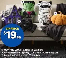Spotlight SPOOKY HOLLOW Halloween Cushions offer