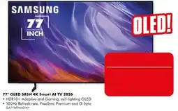 The Good Guys Samsung 77" OLED S85H 4K Smart AI TV 2026 offer