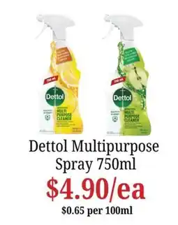 Farmer Jack's Dettol Multipurpose Spray offer