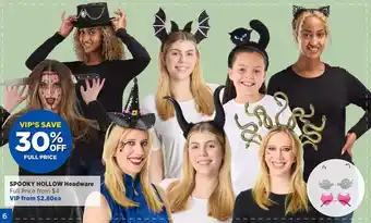 SPOOKY HOLLOW Headware