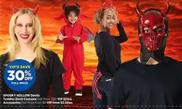 Spotlight SPOOKY HOLLOW Devils Toddler Devil Costume offer