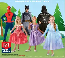 Spotlight Selected Licensed Kids Costumes offer