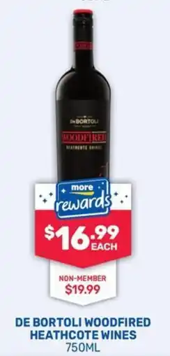 Bottlemart De Bortoli Woodfired Heathcote Wines offer