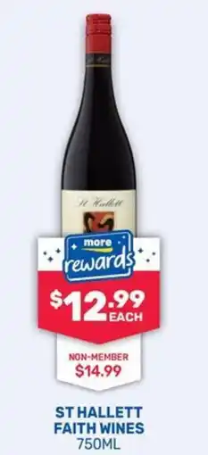 Bottlemart St Hallett Faith Wines offer