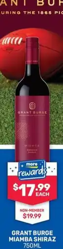 Bottlemart Grant Burge Miamba Shiraz offer