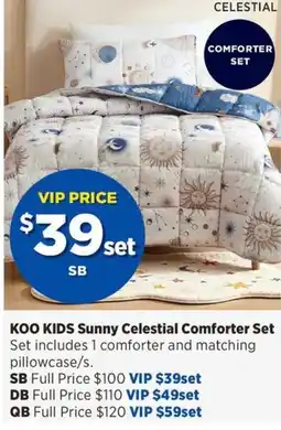 Spotlight KOO KIDS Sunny Celestial Comforter Set offer
