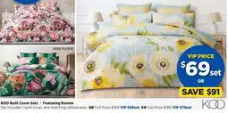 Spotlight KOO Quilt Cover Sets offer