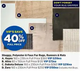 Spotlight Shaggy, Polyester & Faux Fur Rugs, Runners & Mats offer