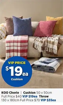 Spotlight KOO Cherie Cushion offer
