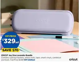 Spotlight Cricut Joy Xtra Lavender Bundle offer