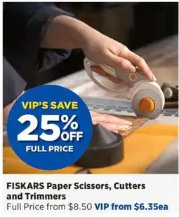 Spotlight Fiskars Paper Scissors, Cutters and Trimmers offer