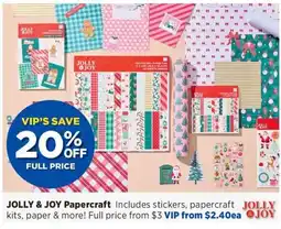 Spotlight Jolly & Joy Papercraft offer
