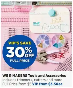 Spotlight We R Makers Tools and Accessories offer