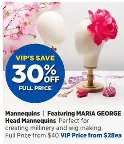 Spotlight Head Mannequins offer