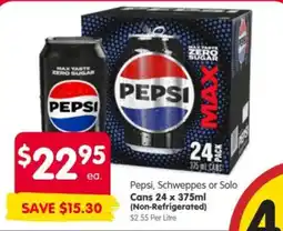 Spar Pepsi Max Zero Sugar offer