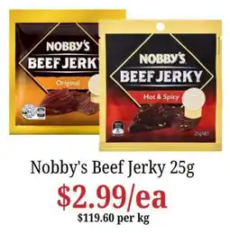 Farmer Jack's Nobby's Beef Jerky offer