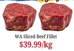 Farmer Jack's WA Sliced Beef Fillet offer