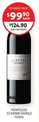 Harry Brown Penfolds St Henri Shiraz offer
