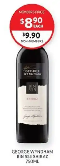 George Wyndham Bin 555 Shiraz