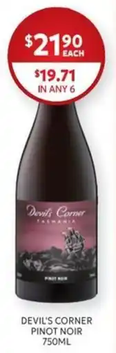 Harry Brown Devil's Corner Pinot Noir offer