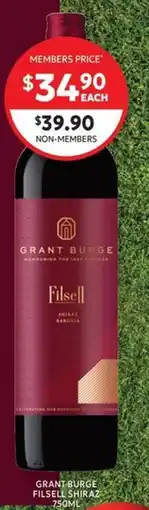 Harry Brown Grant Burge Filsell Shiraz offer