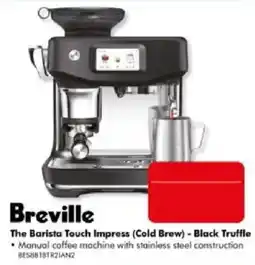 The Good Guys Breville The Barista Touch Impress (Cold Brew) - Black Truffle offer