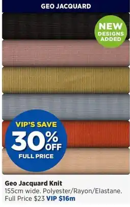 Spotlight Geo Jacquard Knit offer