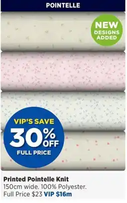 Spotlight Printed Pointelle Knit offer