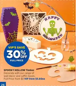Spotlight SPOOKY HOLLOW Timber offer