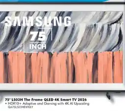 The Good Guys SAMSUNG 75" LS03H The Frame QLED 4K Smart TV 2026 offer