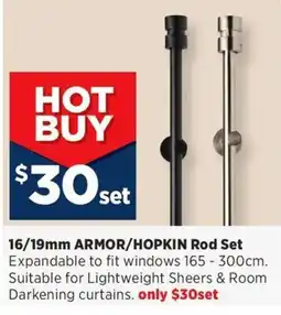 Spotlight 16/19mm ARMOR/HOPKIN Rod Set offer