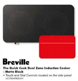 The Good Guys Breville The Quick Cook Dual Zone Induction Cooker - Matte Black offer