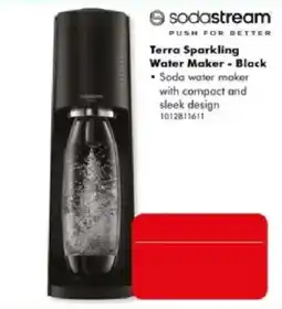 The Good Guys Sodastream Terra Sparkling Water Maker - Black offer