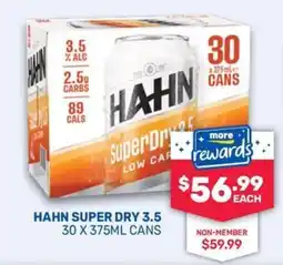 Bottlemart Hahn Super Dry offer