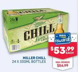 Bottlemart Miller Chill Lime Lager offer