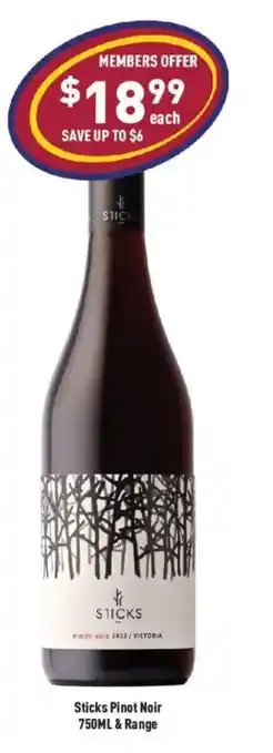Sticks Pinot Noir