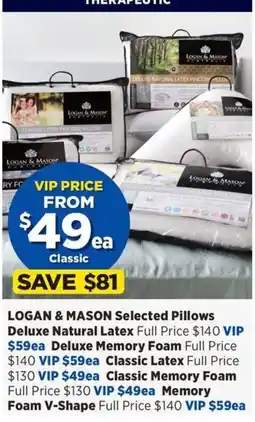 Spotlight Logan & Mason Selected Pillows offer